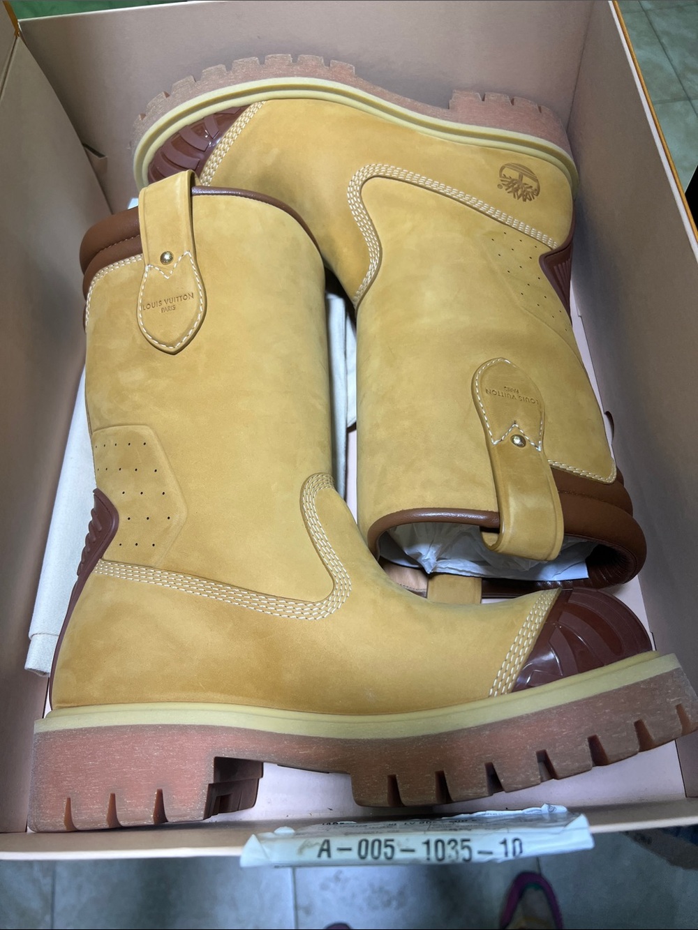 Louis Vuitton X Timberland Mid Boots